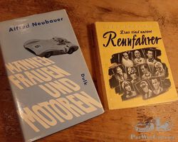 2 seltene Bücher / 2 rare books: 'Männer, Frauen und Motoren' & 'Das sind unsere Rennfahrer' (1940)