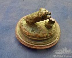 mascot pre-war on marble