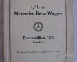 Mercedes Benz W136 Type 170 V 1939 Parts List