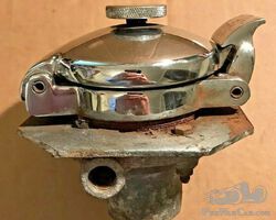 Vintage Enots Chrome Screw Down Fuel / Radiator Cap VSCC Frazer Nash Aston Alfa