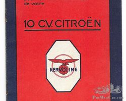 Citroen 10 CV entretien économique