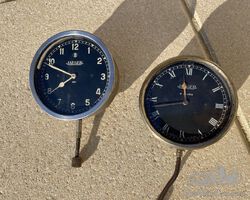 2 jaeger clocks (80mm)