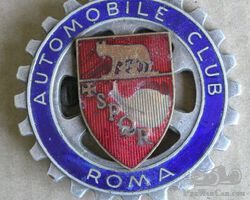 Automobile club of Rome Badge