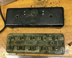 Rotax fuse board for Edwardian era / early 30s car