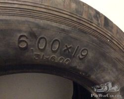 2 Dunlop 19 inch and 2 Firestone 19 inch