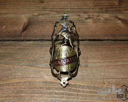 NOS c.1900 French Gladiator Bicycle or Motorcycle Head Badge