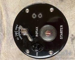 Rotax starter, light, charge, fuse dashboard unit