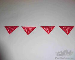 Alvis stickers for racing suits