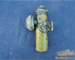 very rare bicycle lamp, battery, brass