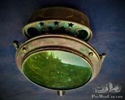 Candle lamp, brass,BESNARD, 1890-1920