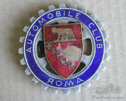Automobile club of Rome Badge