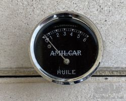 Amilcar oil gauge