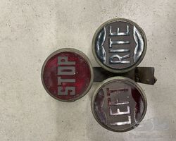 Vintage rear lamp inc. turn signal US Pierce-Arrrow,Packard... 1920's