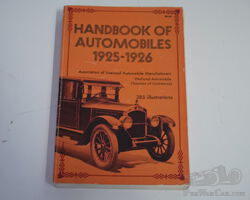 Handbook of (US) Automobiles 1925-1926