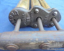 Brass air pump, USA 1890-1925
