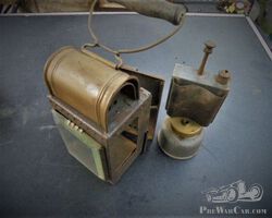 Tail light, cyclecar, night watchman ...