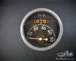speedometer, pre-war, microcar