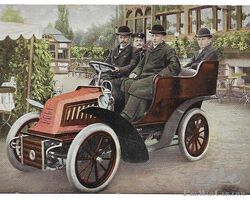 carte postale Automobile