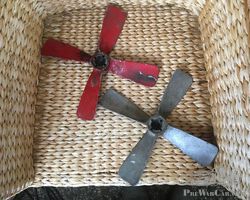 Two 4-blade fans for Austin Seven