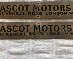 Mascot Motors plates