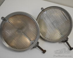 Marchal Nr 42 headlights with the special lenses with lines