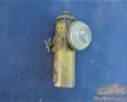 very rare bicycle lamp, battery, brass