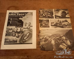 1930's advert of Englebert tyres & Alfa Romeo + 1967 pictures of Alfa Monza FYE7