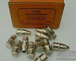12 original HELIOS burner nozzles 21 liter carbide lamp bike motorcycle carbide