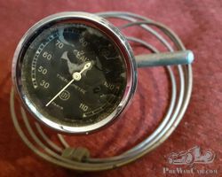 Original working L.T.I. water tempurature gauge accessory fitted to Bugatti