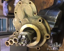 Rear cover for touring gearbox