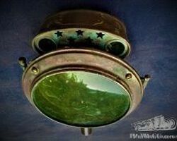 Candle lamp, brass,BESNARD, 1890-1920