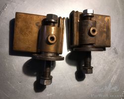 Bugatti T46 or T50 rear spring hangers with bolts