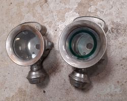 Brass Lucifer side-lamps