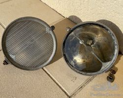 pair of Marchal trilux headlights