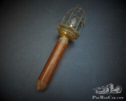 car hand lamp, engine compartment, wood, pre-war