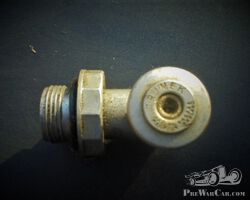 pre-war oil barrel pouring out