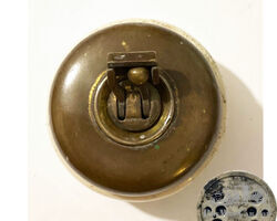 Lundberg Twinknob Magneto Starter Switch, Vintage Race WO Bentley MG VSCC