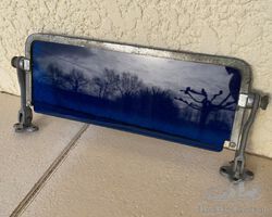 blue sunvisor