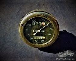 Pre-war speedometer O.S.