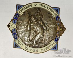 Saint Christophe émaillée
