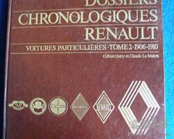Renault Chronological Book 1906-1910