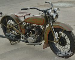 Harley-Davidson DL750 Twin Bullet Headlights — 1929