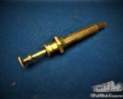 pre-war brass gasoline pressure air pump, new old stock