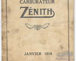Zenith carburateur 1919