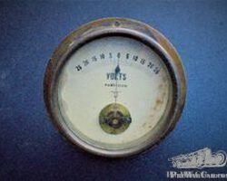 brass voltmeter 1890 - 1910