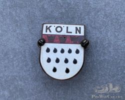 KOLN enamel badge