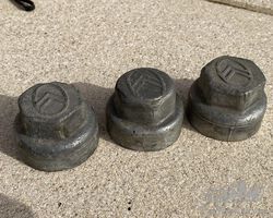 3 Citroen 5HP 5cv hub caps