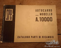 SPA / S.P.A. Autocarro Modello A. 10000 parts book