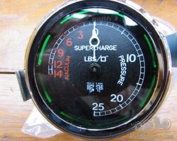 SUPERCHARGER GAUGES. Original British Jaeger units totally restored as new.