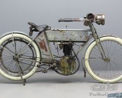 1910 Excelsior 499 cc AIV belt drive single